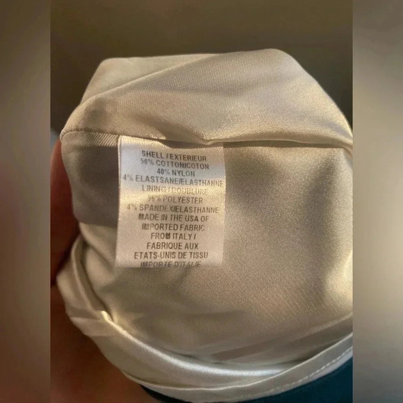 MILLY  A-Line Mini Dress Blue Green Size 4 - Picture 8 of 10